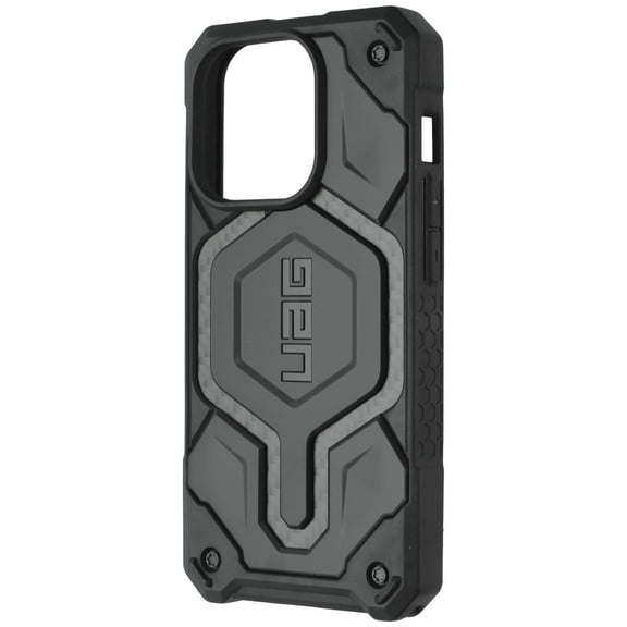 UAG iPhone 15 Pro Case 6.1" Monarch Pro Carbon Fiber Built-in Magnet Compatible with MagSafe Charging Premium Rugged Military Grade Dropproof Protective Cover by URBAN ARMOR GEAR