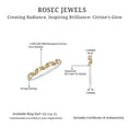 thumbnail image 6 of Rosec Jewels Semi Eternity Ring with Citrine and Diamond for Women (AAA Grade), 10K White Gold, US 11.50, 6 of 7