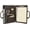 Dark Khaki (Cowhide), variant on Vegan Leather Padfolio for Legal Size (8.5 x 14”) Pad, Clipboard Portfolio with Handle, 15” Laptop Holder, Zippered Organizer Contractor Folder with Pen Loops for Women Men, Black
