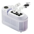 thumbnail image 1 of Desktop Small Ice Maker Mini and Convenient Home and Office Camping Car Cube Ice Making Automatic Ice Box US Plug,1 * Ice Maker 1 * Plug 1 * Instructions in Chinese and English 1 * Lid,Purple, 1 of 7