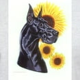 thumbnail image 3 of CafePress - Black Great Dane W/ Sunflowers Ash Grey T Shirt - Men's Classic Graphic T-Shirt, 3 of 4