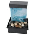 thumbnail image 1 of Indoor Water Fountain, Tabletop Fountain Circulating Flowing Water with LED Lights for Bedroom, 1 of 7