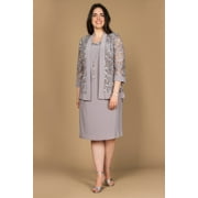 R&M Richards Short Plus Size Jacket Dress 7077W