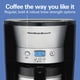 thumbnail image 5 of Hamilton Beach - Cafetera programable con jarra t&eacute;rmica de 10 tazas, 3 opciones de preparaci&oacute;n, apagado autom&aacute;tico y pausa y vertido, acero inoxidable (468 Hamilton Beach NA, 5 of 7
