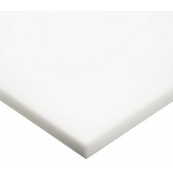 HDPE (High Density Polyethylene) Sheet Opaque White 1/4" Thickness, 24" Width, 48" Length…$$Building Supply