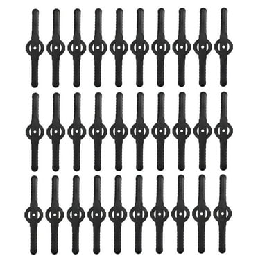 30PCS Trimmer Head Blades Replace Electric Weed Trimmer Long Blade Mowing Accessories for Garden Lawn