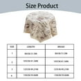 thumbnail image 3 of Table Cloth,Round Tablecloth Cotton Table Cloth With Lace Side Table Cover For Kitchen Dining Tabletop Decoration Diameter 41 Inch, 3 of 7
