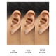 thumbnail image 5 of Pendientes solitarios JeenMata de moissanita de 1 quilate con corte cojín de 4 puntas, chapados en oro amarillo, 5 of 9