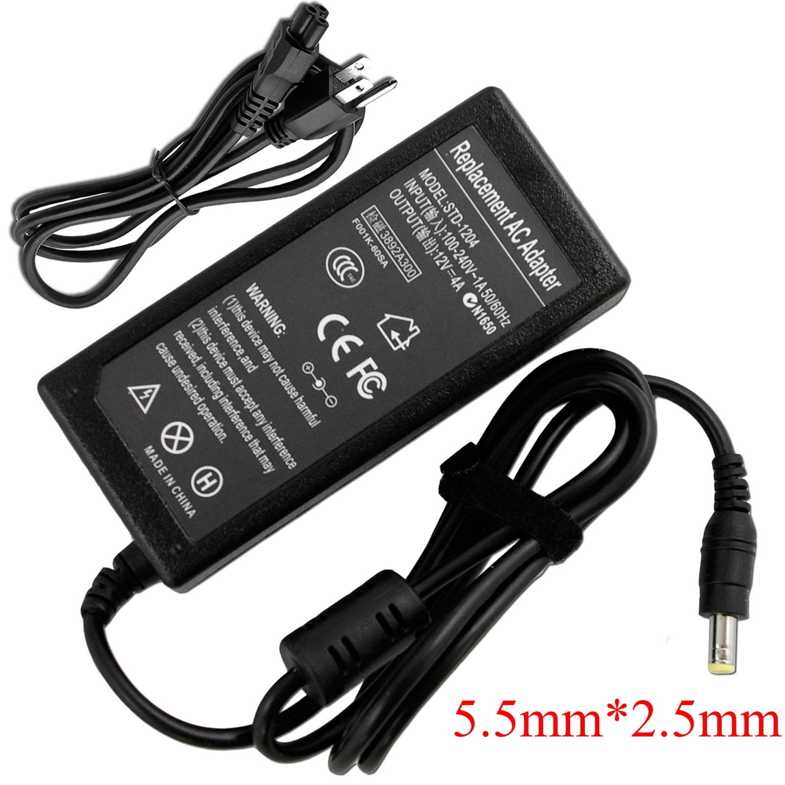 AC Power Supply Adapter Charger For Dell S2340L S2340LB S2340LC LED LCD