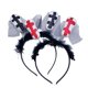 thumbnail image 4 of Youth Fashion Headbands Shower Hair Band Stylish Headdress Daily Dating Hairhoop for Children and Adults Red, 4 of 4
