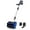 Black + Blue, variant on Gaderth Wireless 12-Inch Electric Snow Blower Shovel, Electric Snow Blower Cordless Snow Shovel 12 Inch Width 6 Inch Depth with 16.5 FT Throwing Distance, Powerful 15a 4.0Ah Battery & Quick Charger