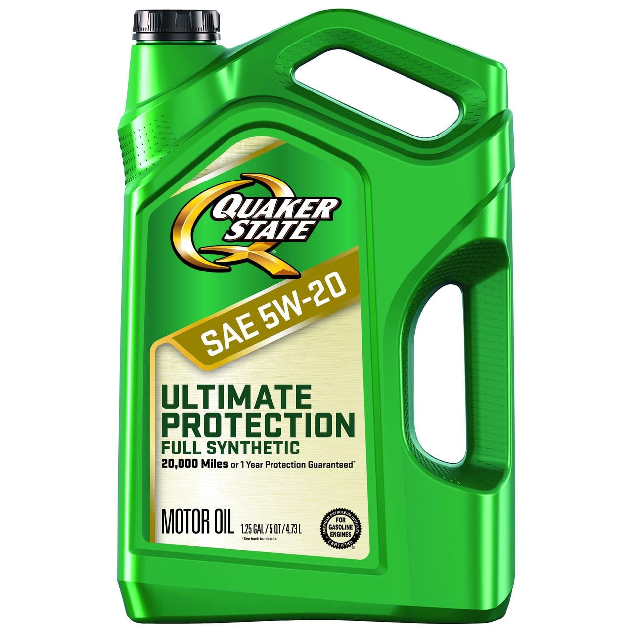 (2 pack) Quaker State Ultimate Protection Full Synthetic 5W-20 Motor Oil, 5 Quart