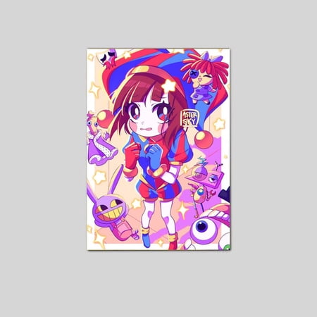 THE AMAZING DIGITAL CIRCUS POMNI Large Anime Poster Size 24''x36'' The Golden Shop