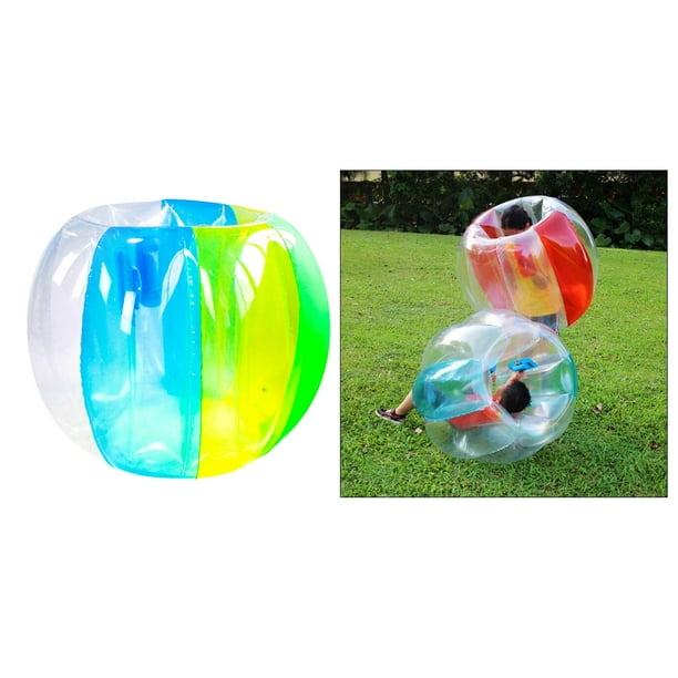 Pelotas de parachoques para adultos, cuerpo inflable, bola de burbujas, juguete de de parachoques de Sumo, resistente azul perfke Pelota de parachoques inflable