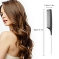 thumbnail image 4 of Yeacher Peigne de Salon pour Cheveux Peigne de Coupe de Cheveux Poignée en Acier Inoxydable Peigne Professionnel de Barbier Peigne de Coiffure, 4 of 5