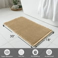thumbnail image 2 of Set of 2 Waffle Bathroom Rugs, Rubber-Backed Shower Mats for Bathroom Floor, Tub, and Shower, 18 x 30 inches, 2 of 6