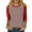 Red, variant on breaise Womens Tops Loose Fit 3/4 Sleeve Shirt Trendy Striped Color Blocking Shirts Summer Crew Neck T Shirts