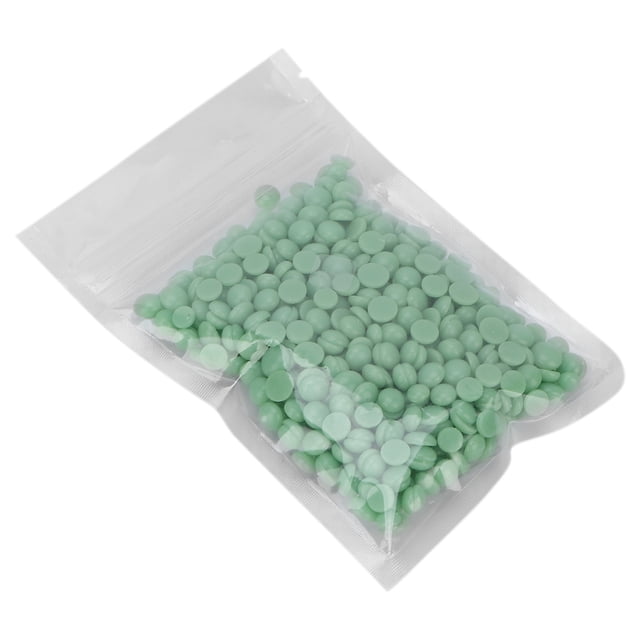 Depilatory Wax Bead, Gentle Non-irritating Depilatory Wax Bean Lightweight Portable for Face Arms Underarms Chest Legs for Home Professional Use Tea Tree