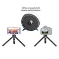 thumbnail image 1 of Folding Tabletop Folding Tripod Aluminum Alloy With 1/4 Screw Mount Function Leg Design for DSLR Camera Smartphone LED Light Stabilizer . Load 15KG, 1 of 7