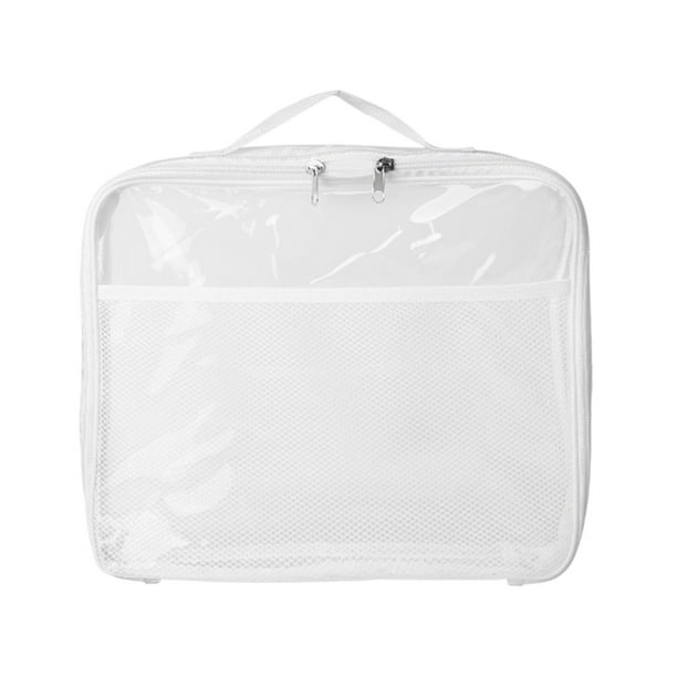 Cateissary Bolsa grande para guardar juguetes para niños. Organiza rompecabezas, arcilla, libros, modelos y peluches. Bolsa para juguetes de Almacenamiento y organización del hogar Blanco M