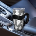 thumbnail image 5 of 40oz Tumbler,Gray Halloween White Ghosts Insulated Tumblers with Removable Handle,Stainless Steel Double Vacuum Coffee Tumbler Cup with Straw for Home,Office,Travel,Party, 5 of 5