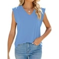 thumbnail image 4 of SLADYGLO Women V Neck Sleeveless Tank Top, 4 of 7