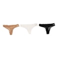 thumbnail image 1 of Tangas Simply Basic para Dama Encaje Multicolor Talla EG 3 Piezas, 1 of 4