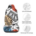 thumbnail image 4 of Wukai French Food Full Set Car Seat Covers with Soft Padding Universal Auto Front Seats Protector and Cushion Mat, 4 of 5