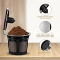 thumbnail image 3 of Tasses K Réutilisables pour K-NERD, Lot de 8 Dosettes de Café K Réutilisables, Tasse K Universelle Réutilisable pour K-NERD 1.0 et 2.0, Dosettes de Café K Rechargeables Sans BPA, 3 of 6