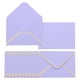thumbnail image 1 of Uxcell 50 Paquete de Sobres A7, Sobres de Tarjeta de 5x7 con Solapa en V y Bordes Redondeados para Invitaciones de Boda, Graduación y Regalos, Lavanda, 1 of 7