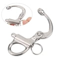 thumbnail image 1 of Easy To Carry Stainless Steel Snap Hook, Fixed Snap Hook, Primary Color Small And Compact For Outdoor Hiking 96MM, 1 of 8