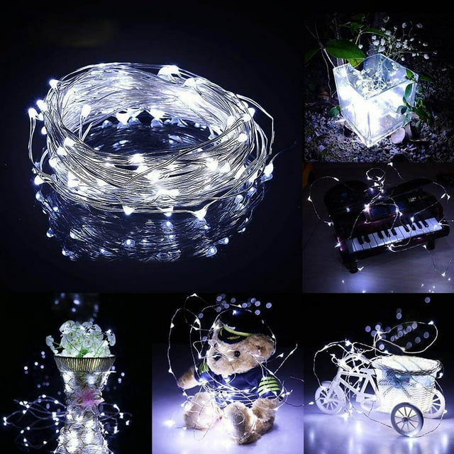 TIMIFIS Halloween Lights 3m30 LED Submersible Waterproof Fairy Light Copper Wire String Lights Base Lamp Halloween Decorations - Fall