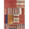 thumbnail image 2 of Well Woven Tulsa Hauser Retro Geometric Boxes & Lines Red Ivory 7'10" x 9'10" Area Rug, 2 of 8