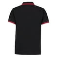 thumbnail image 2 of Kustom Kit Mens Tipped Cotton Pique Polo Shirt, 2 of 3
