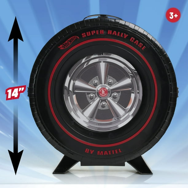 Hot Wheels Super Rally Car Case - Holds 24 Cars, Ages 3+ - Walmart