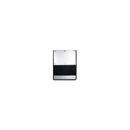 Rv Mud Flaps - Lund EX-935D-03 Mud Flaps, Diamond brite and Black, Rubber and aluminum