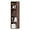 Brown, variant on ALISENED 4 Cube Small Bookshelf, Narrow Storage Organizer Shelf, Wooden Corner Bookcase, Modern Thin Cubes Storage Organizer Display Shelving for Bedroom, Library, Living Room, Home, Office, Black