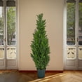 thumbnail image 2 of 50 in. Artificial Tree Decoration, Cedar, Includes Green Pot Base, 2 of 3
