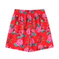 thumbnail image 6 of CPNG Children's Boys Summer Casual Shorts Chinese Flower Graphic Printed Shorts Elastic High Waist Loose Fit Shorts(Red,6-7 Years), 6 of 7