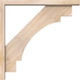 thumbnail image 3 of Ekena Millwork 3 1/2"W x 26"D x 26"H Merced Block Smooth Bracket w/ Offset Brace, Douglas Fir, 3 of 25