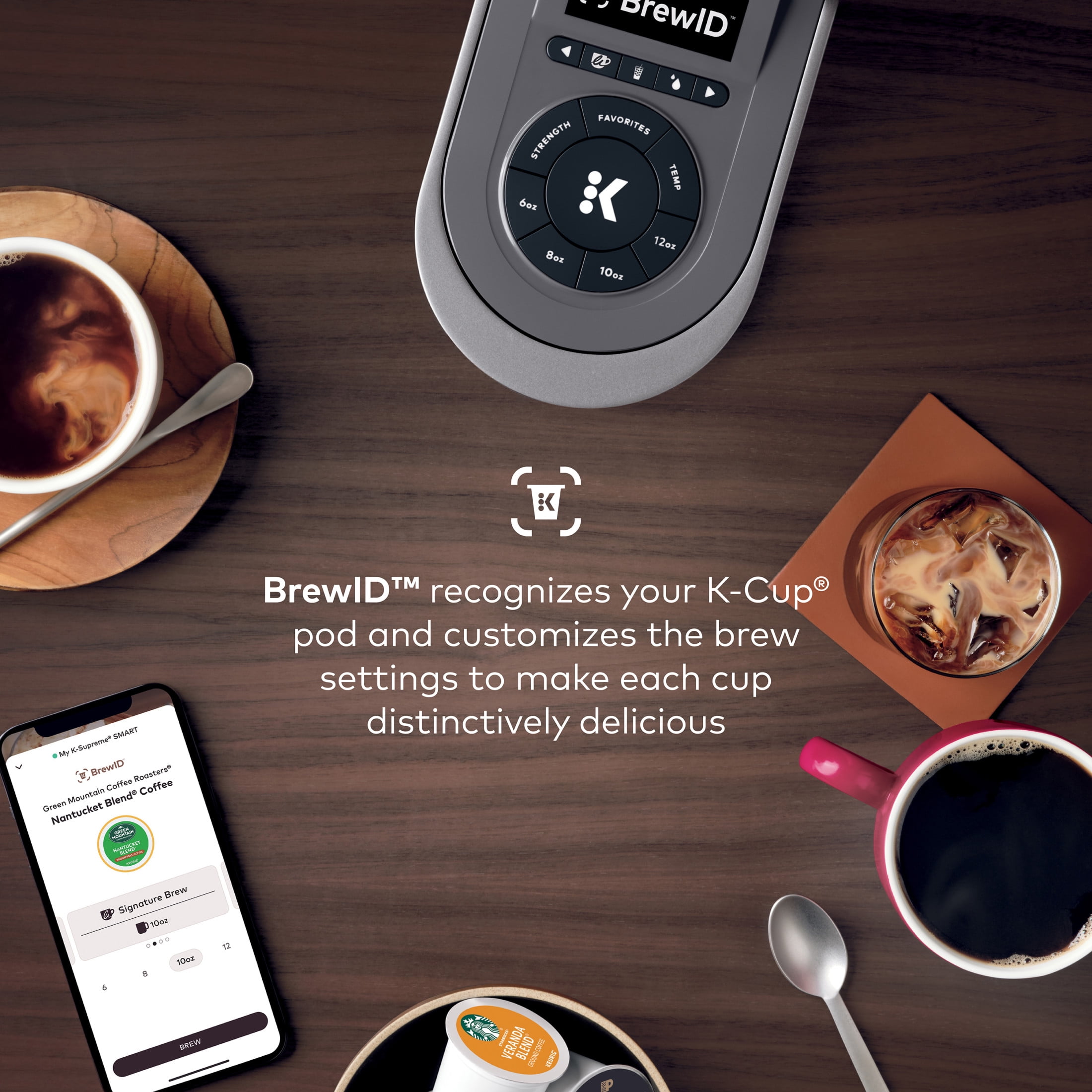 K-Supreme® SMART Single Serve Coffee Maker-Gray