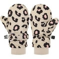 thumbnail image 2 of AWZXDE Toddler Gloves Cartoon Leopard Print Mittens Skiing Gloves Winter Gloves Kids Baby Winter Mittens For Girls Boys Thermal Khaki,6-24 Months, 2 of 7