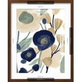 thumbnail image 5 of Art.com Blue Poppy Cascade II Art Print by June Vess, Brown Frame Wall Art, 17" x 21", 5 of 5