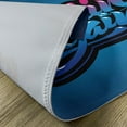 thumbnail image 5 of Ambesonne Fitness Place Mats Set of 4, No Pain No Gain Words, Standard Size, Blue Pink Pale Blue, 5 of 6