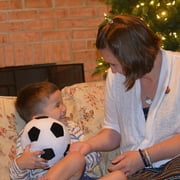 Plush Soccer Balls Fluffy Stuffed Soccer Ball Plush Pillow Soft Plush Soccer Ball Pillow Durable Soccer Ball Stuffed Toy Stuff SoccerBall Gift For Kids Boy Baby 7 L X 7 W X 7 H