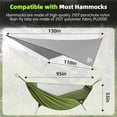 thumbnail image 4 of Hamaca de camping CROSSHIP, 290 x 155 cm, mosquitera Rain Fly, 4 of 6