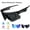 Black, variant on Smart Sports Bluetooth Sunglasses, Polarized TAC Lens, UV400 Protection, Impact Resistant, Lightweight & Waterproof, Outdoor Unisex Cycling Glasses for Running, Driving, Fishing (Blue)