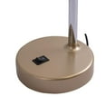 thumbnail image 2 of Lampe de bureau à DEL moderne Mainstays, plastique doré, 2 of 3