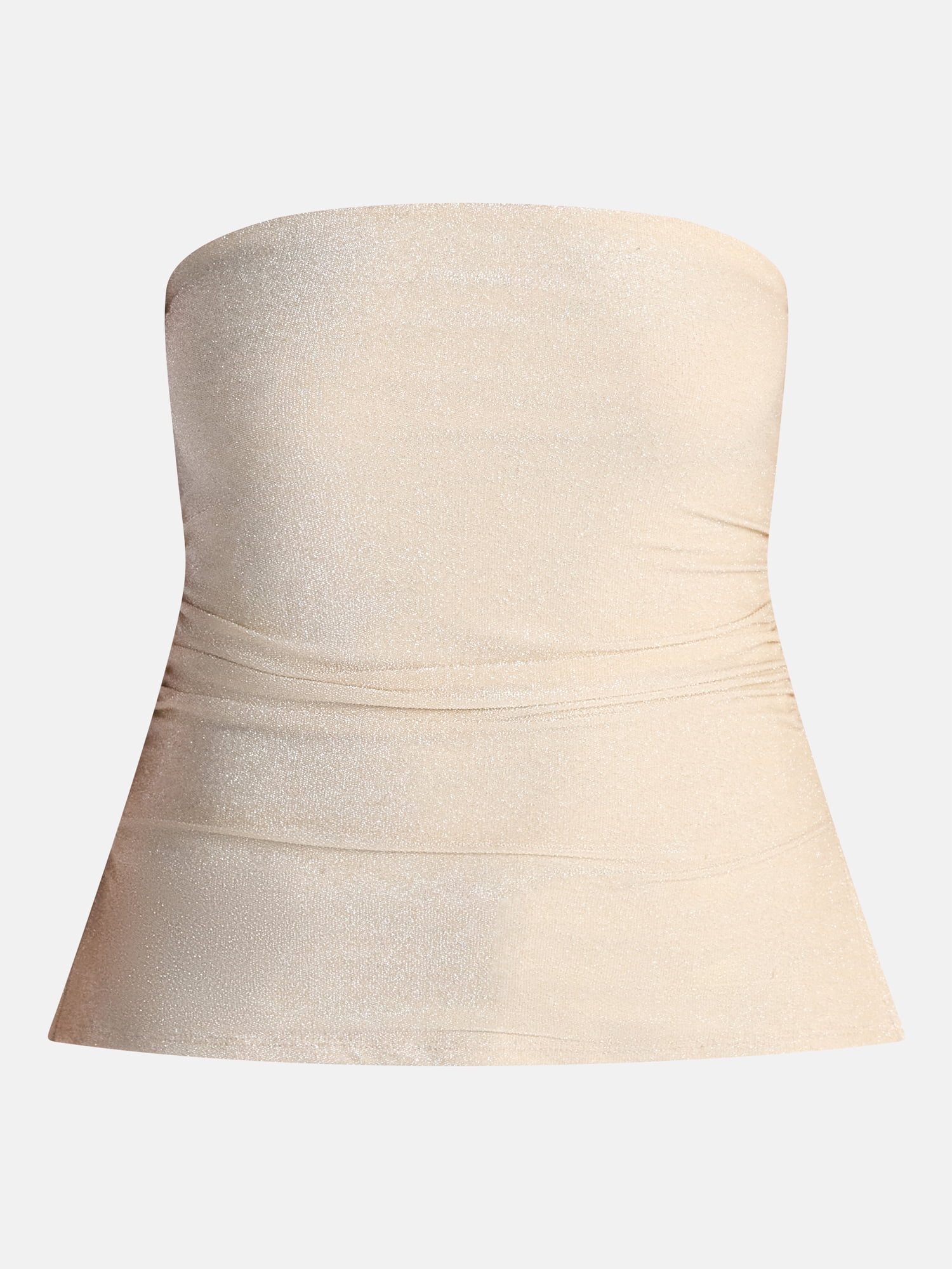 No Boundaries Metallic Tube Top, Women’s