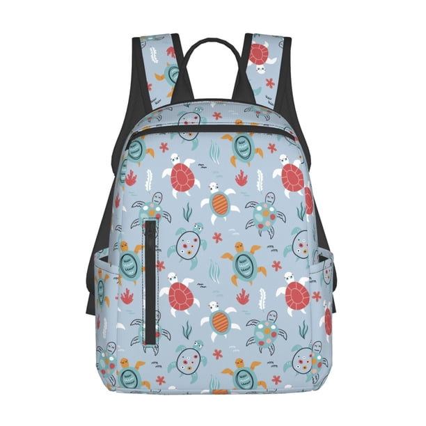 Disketp Sea Turtle Mochila Ligera e Impermeable, Mochila de Día Resistente para Viajes, Senderismo y Uso Diario para Hombre y Mujer